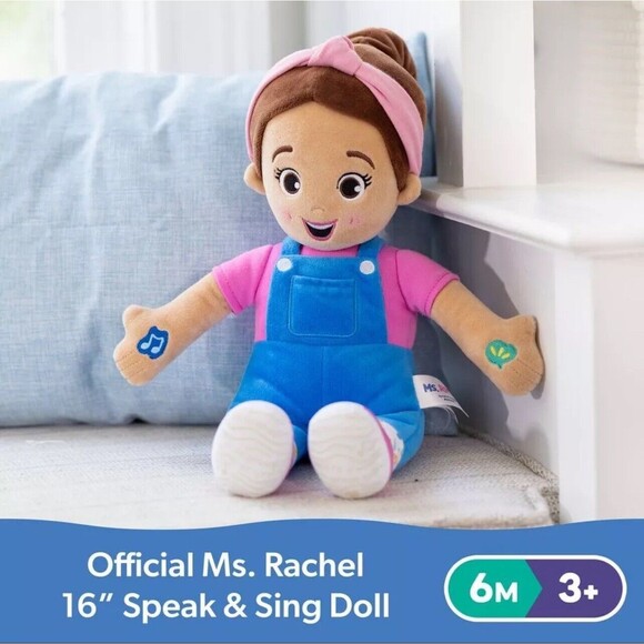 Ms. Rachel Speak & Sing Doll Touch-activated 16+ Signature Phrases - Picture 3 of 7